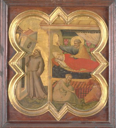 St. Francis Holding Up the Lateran Church by Taddeo Gaddi